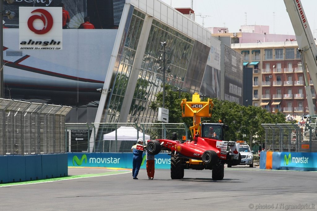 GP Europa, Prove Libere 2, Venerdi', Felipe Massa (BRA), Ferrari, F10 
