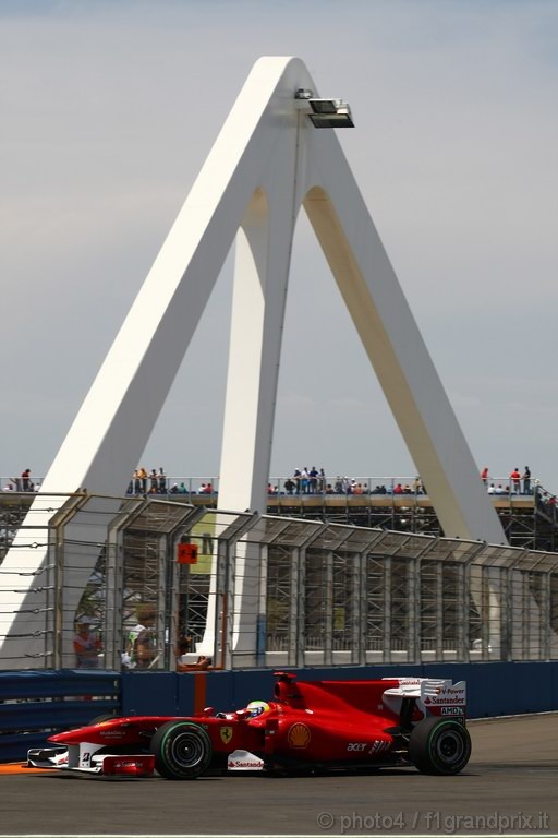 GP Europa, Prove Libere 2, Venerdi', Felipe Massa (BRA), Ferrari, F10 