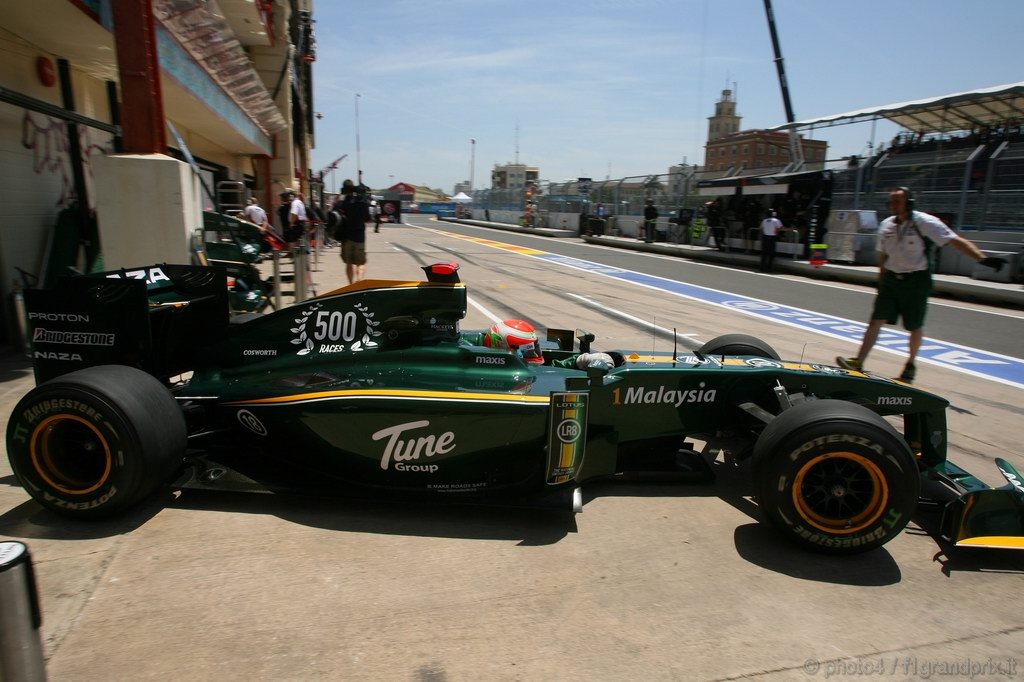GP Europa, Prove Libere 2, Venerdi', Jarno Trulli (ITA), Lotus Racing, T127 