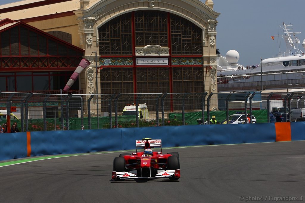 GP Europa, Prove Libere 2, Venerdi', Fernando Alonso (ESP), Ferrari, F10 