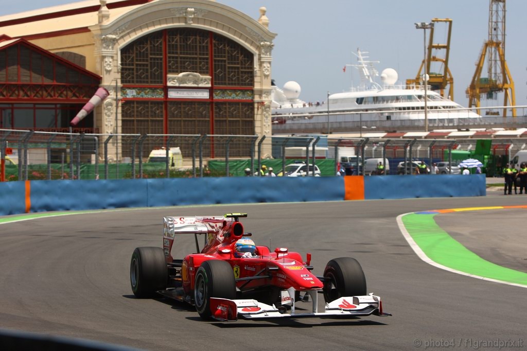 GP Europa, Prove Libere 2, Venerdi', Fernando Alonso (ESP), Ferrari, F10 