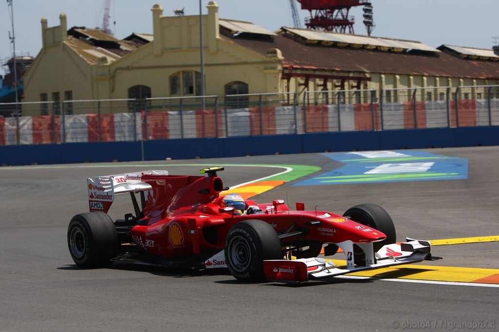 GP Europa, Prove Libere 2, Venerdi', Fernando Alonso (ESP), Ferrari, F10 