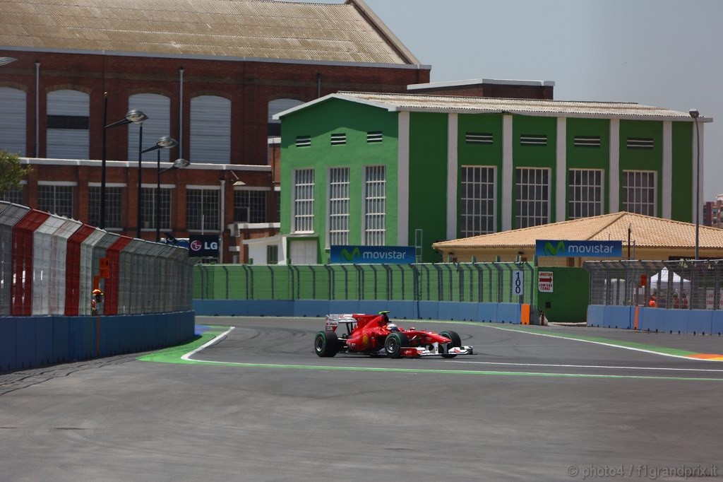 GP Europa, Prove Libere 2, Venerdi', Fernando Alonso (ESP), Ferrari, F10 