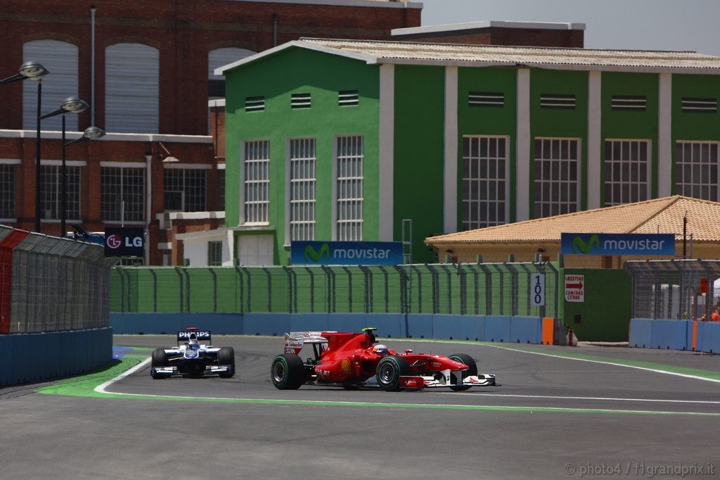 GP Europa, Prove Libere 2, Venerdi', Fernando Alonso (ESP), Ferrari, F10 