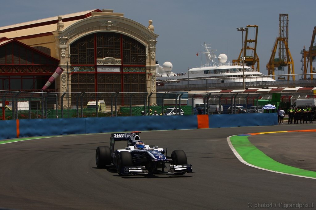GP Europa, Prove Libere 2, Venerdi', Rubens Barrichello (BRA), Williams, FW32 