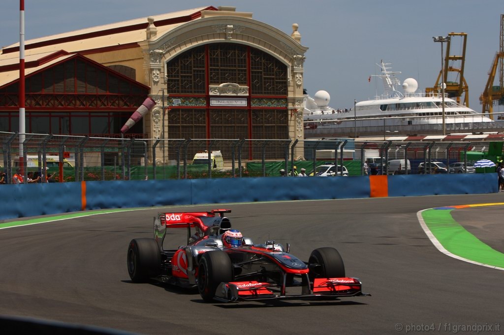 GP Europa, Prove Libere 2, Venerdi', Jenson Button (GBR), McLaren  Mercedes, MP4-25 