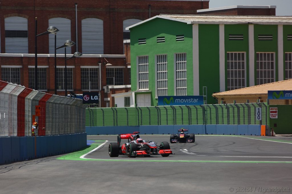 GP Europa, Prove Libere 2, Venerdi', Jenson Button (GBR), McLaren  Mercedes, MP4-25 