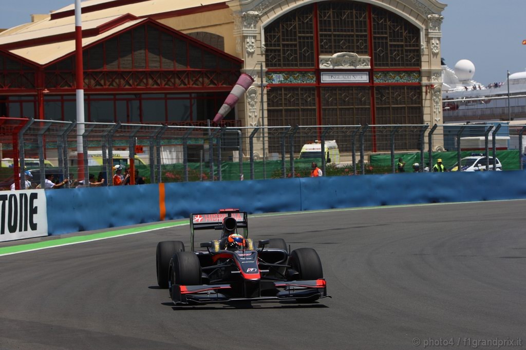 GP Europa, Prove Libere 2, Venerdi', Karun Chandhok (IND), Hispania Racing F1 Team (HRT), F110 