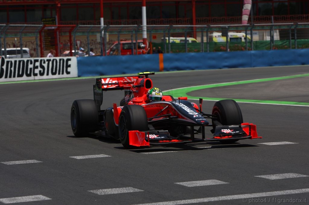 GP Europa, Prove Libere 2, Venerdi', Lucas Di Grassi (BRA), Virgin Racing, VR-01 
