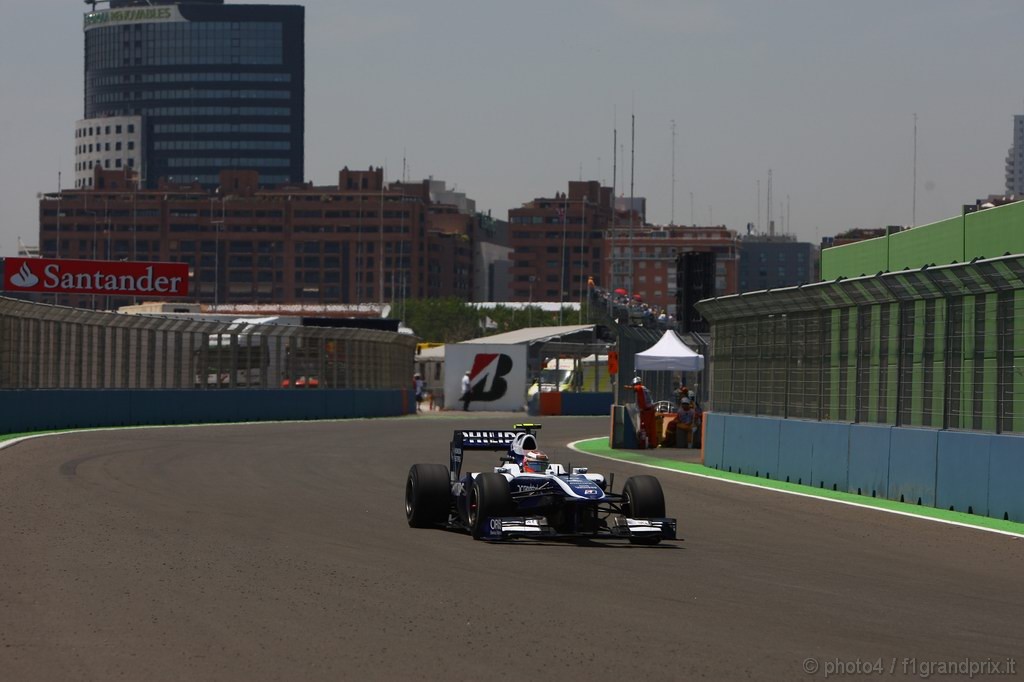 GP Europa, Prove Libere 2, Venerdi', Nico Hulkenberg (GER), Williams, FW32 