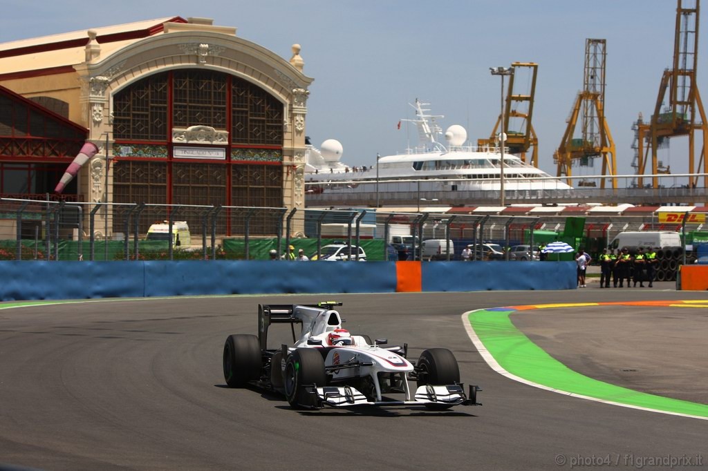 GP Europa, Prove Libere 2, Venerdi', Kamui Kobayashi (JAP), BMW Sauber F1 Team, C29 