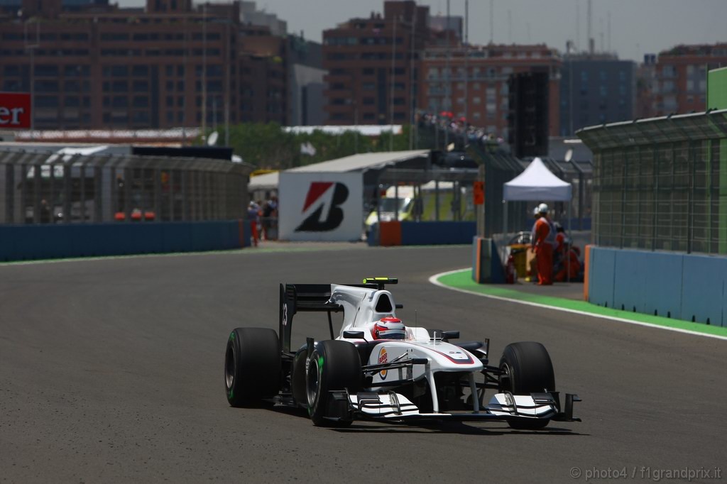 GP Europa, Prove Libere 2, Venerdi', Kamui Kobayashi (JAP), BMW Sauber F1 Team, C29 