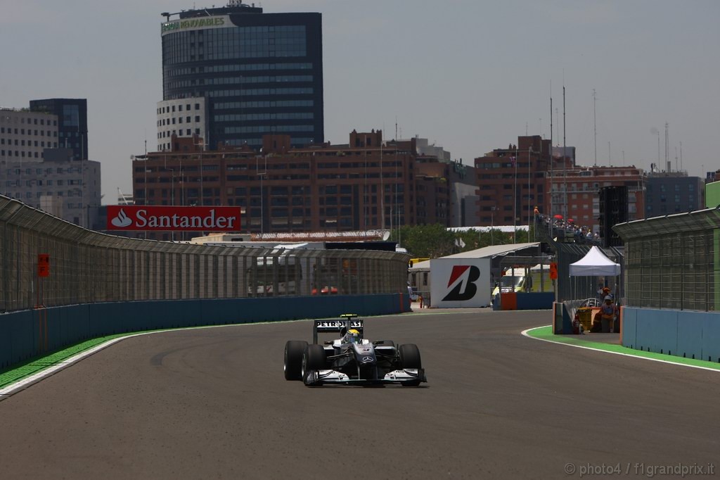 GP Europa, Prove Libere 2, Venerdi', Nico Rosberg (GER), Mercedes GP F1 Team, MGP W01 