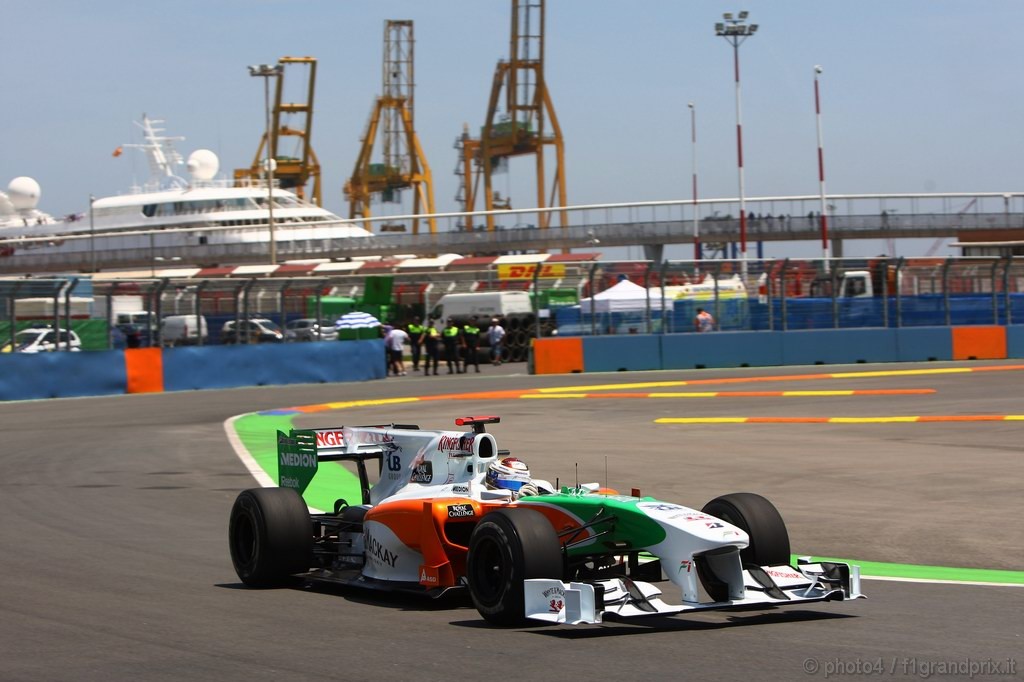 GP Europa, Prove Libere 2, Venerdi', Adrian Sutil (GER), Force India F1 Team, VJM03 