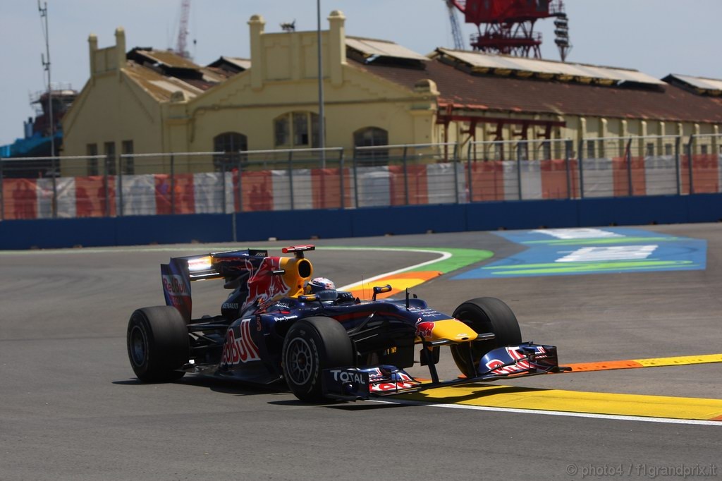GP Europa, Prove Libere 2, Venerdi', Sebastian Vettel (GER), Red Bull Racing, RB6 