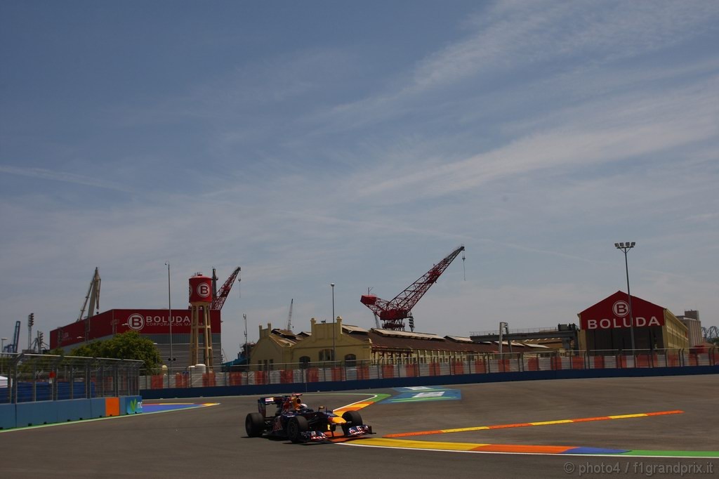 GP Europa, Prove Libere 2, Venerdi', Sebastian Vettel (GER), Red Bull Racing, RB6 