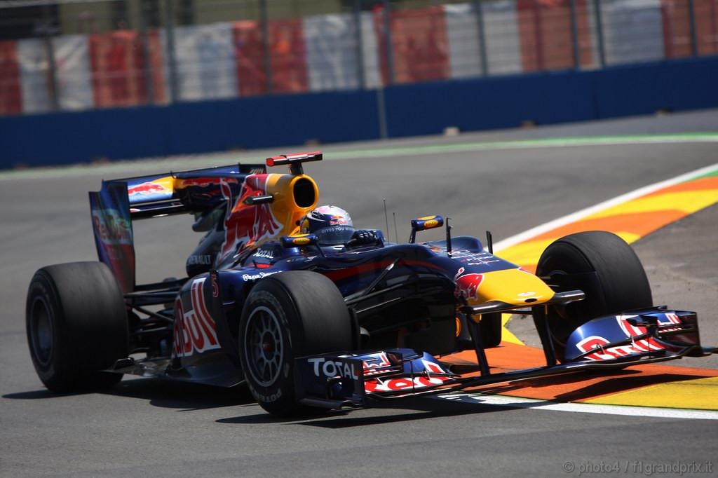 GP Europa, Prove Libere 2, Venerdi', Sebastian Vettel (GER), Red Bull Racing, RB6 