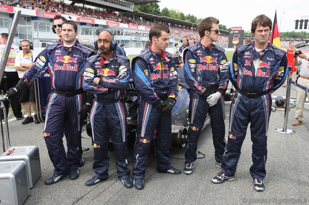 GP Germania, Gara, Mechanics Red Bull