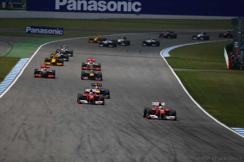 GP Germania, Gara, partenza