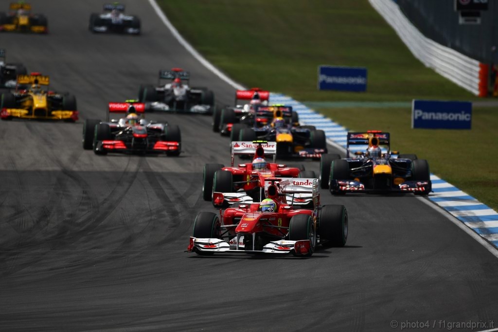 GP Germania, Gara, partenza 