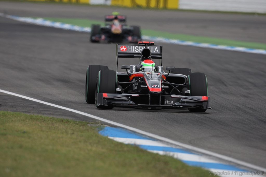 GP Germania, Gara, Sakon Yamamoto (JPN), Hispania Racing F1 Team (HRT), F110  