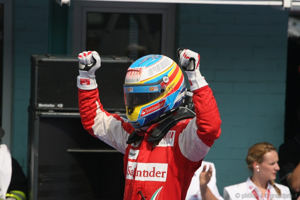 GP Germania, Gara, Fernando Alonso (ESP), Ferrari, F10 vincitore