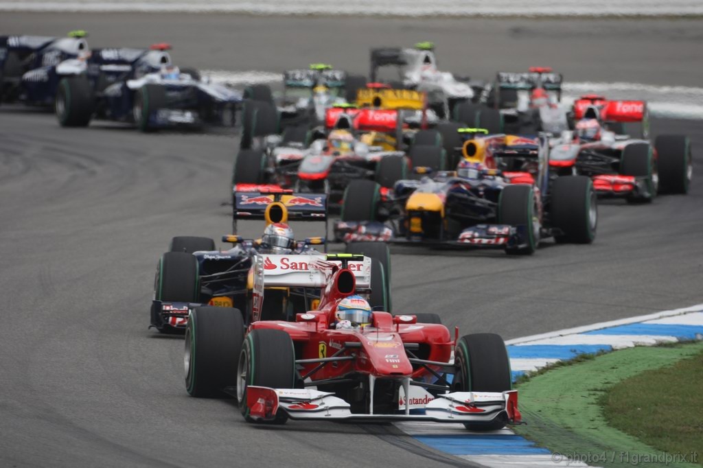 GP Germania, Gara, Fernando Alonso (ESP), Ferrari, F10 vincitore