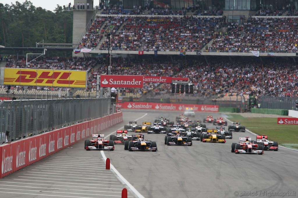 GP Germania, Gara, partenza 