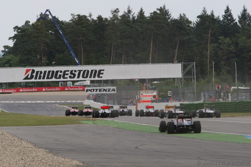 GP Germania, Gara, partenza 
