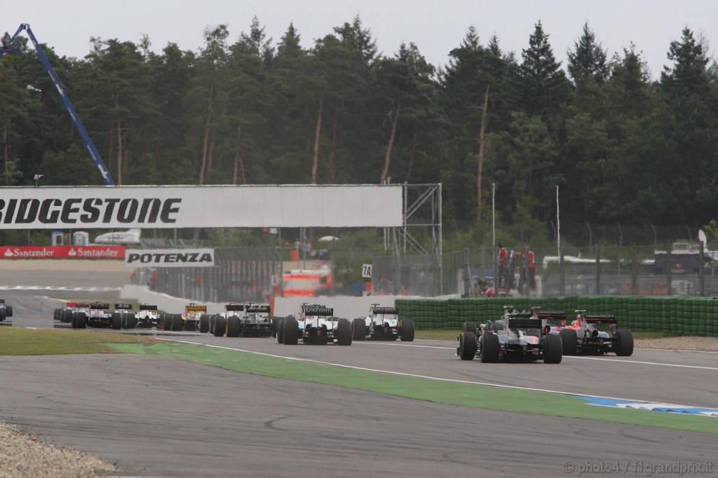 GP Germania, Gara, partenza 