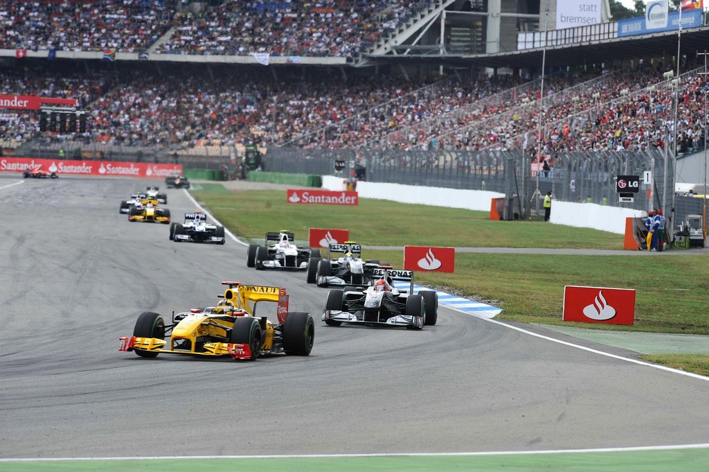 GP Germania, GERMAN GRAND PRIX F1/2010 -  HOCKENHEIM 25/07/2010 - ROBERT KUBICA - MICHAEL SCHUMACHER - NICO ROSBERG 
© FOTO ERCOLE COLOMBO 