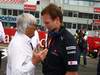 GP Germania, Gara, Bernie Ecclestone (GBR), President e CEO of Formula One Management  e Christian Horner (GBR), Red Bull Racing, Sporting Director 