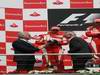 GP Germania, Gara, Felipe Massa (BRA), Ferrari, F10 secondo e Fernando Alonso (ESP), Ferrari, F10 vincitore 