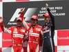 GP Germania, Gara, Fernando Alonso (ESP), Ferrari, F10 vincitore, Felipe Massa (BRA), Ferrari, F10 secondo e Sebastian Vettel (GER), Red Bull Racing, RB6 terzo 