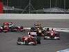 GP Germania, Gara, Felipe Massa (BRA), Ferrari, F10 davanti a Fernando Alonso (ESP), Ferrari, F10 