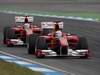 GP Germania, Gara, Felipe Massa (BRA), Ferrari, F10 davanti a Fernando Alonso (ESP), Ferrari, F10 