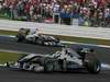 GP Germania, Gara, Nico Rosberg (GER), Mercedes GP F1 Team, MGP W01 davanti a Michael Schumacher (GER), Mercedes GP F1 Team, MGP W01