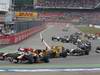 GP Germania, Gara, Mark Webber (AUS), Red Bull Racing, RB6 e Lewis Hamilton (GBR), McLaren  Mercedes, MP4-25 