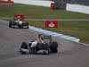 GP Germania, Gara, Michael Schumacher (GER), Mercedes GP F1 Team, MGP W01 davanti a Nico Rosberg (GER), Mercedes GP F1 Team, MGP W01
