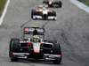 GP Germania, Gara, Michael Schumacher (GER), Mercedes GP F1 Team, MGP W01 davanti a Nico Rosberg (GER), Mercedes GP F1 Team, MGP W01