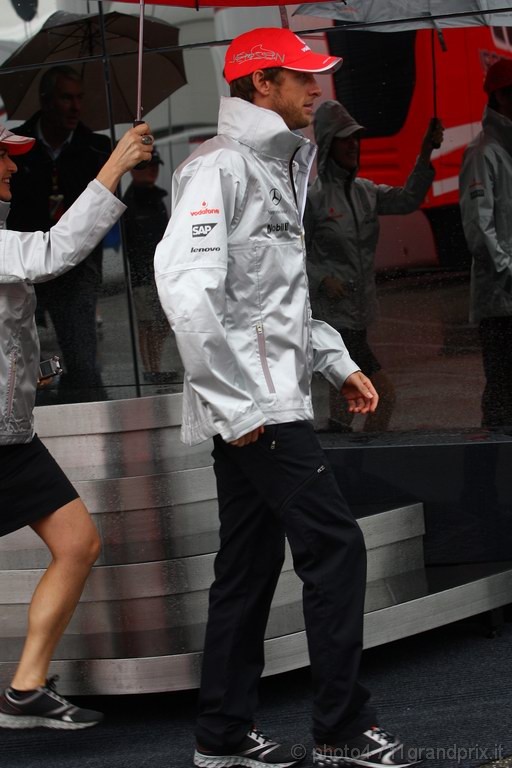 GP Germania, Giovedi', Jenson Button (GBR), McLaren  Mercedes, MP4-25 