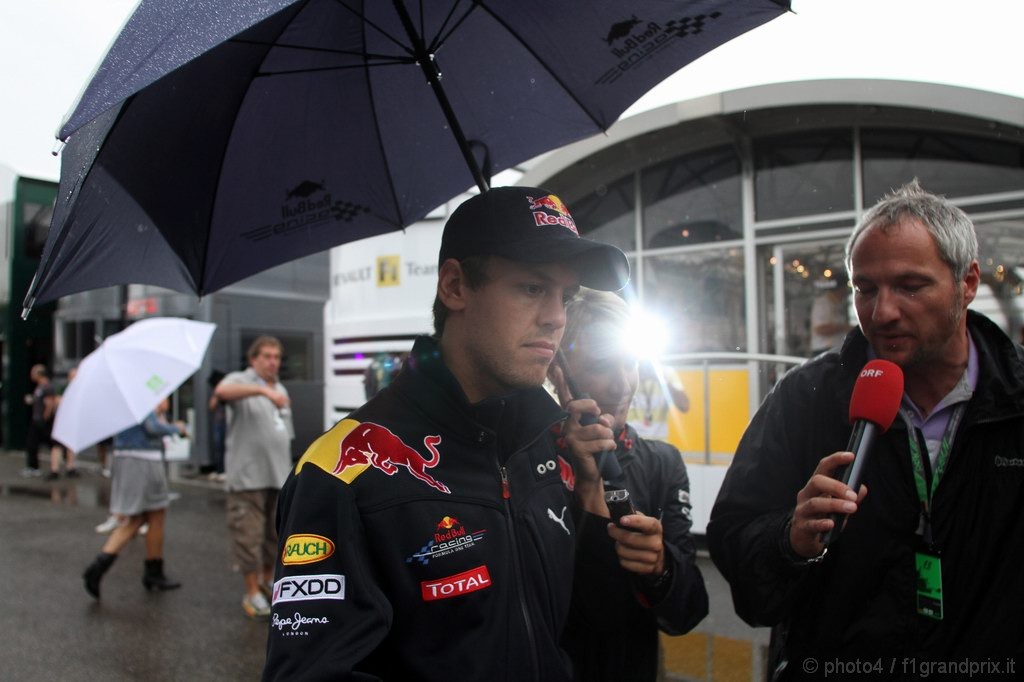 GP Germania, Giovedi', Sebastian Vettel (GER), Red Bull Racing, RB6 
