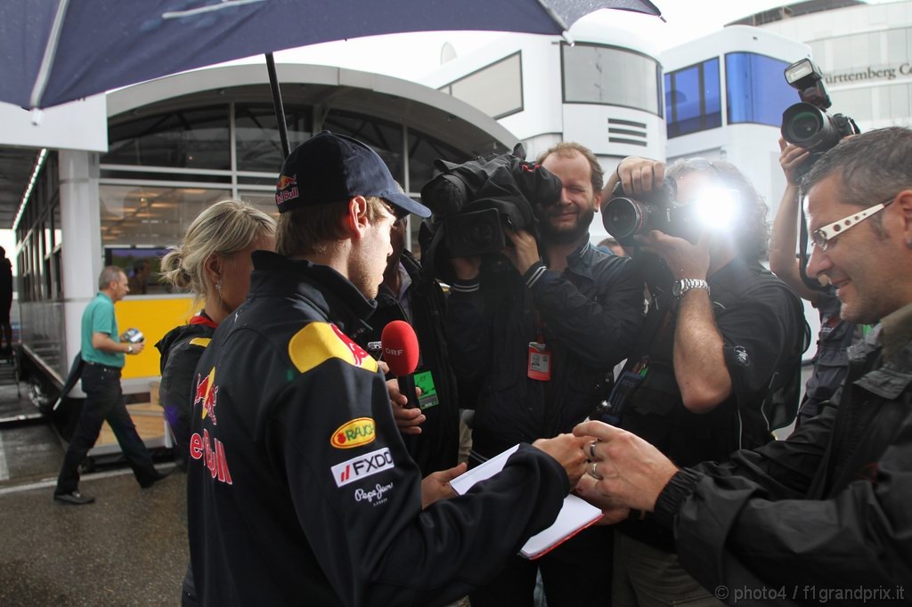 GP Germania, Giovedi', Sebastian Vettel (GER), Red Bull Racing, RB6 