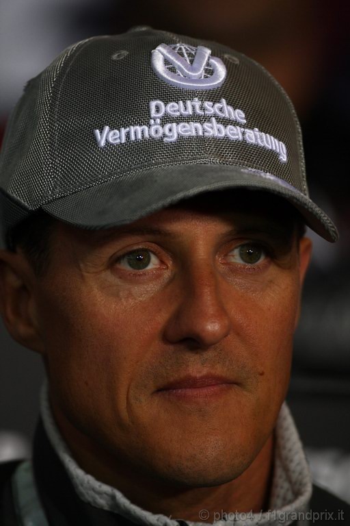 GP Germania, Giovedi', Conferenza Stampa, Michael Schumacher (GER), Mercedes GP  F1 Team, MGP W01 