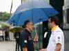 GP Germania, Giovedi', Franz Tost, Scuderia Toro Rosso, Team Principal e Eric Boullier (FRA), Team Manager, Renault F1 Team 