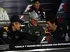 GP Germania, Giovedi', Conferenza Stampa, Sebastian Vettel (GER), Red Bull Racing, RB6, Michael Schumacher (GER), Mercedes GP  F1 Team, MGP W01 e Mark Webber (AUS), Red Bull Racing, RB6 