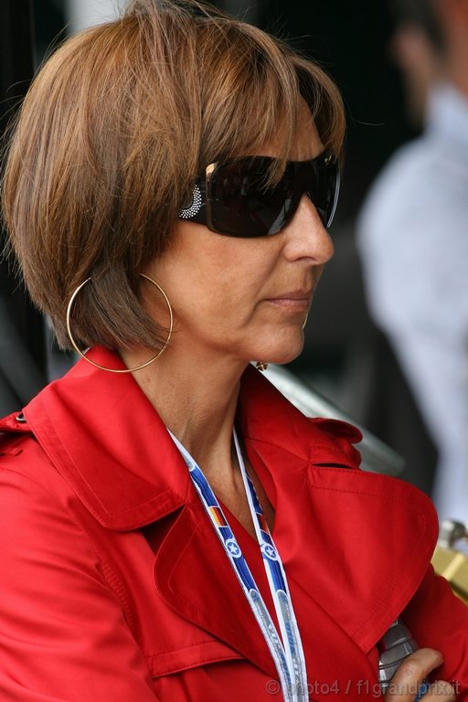 GP Germania, Prove Libere 3, Sabato, Viviane Senna (BRA), mother of Bruno Senna (BRA), Hispania Racing F1 Team (HRT), F110 