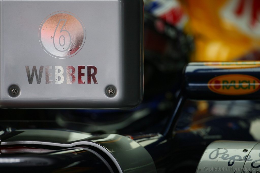 GP Germania, Prove Libere 3, Sabato, Mark Webber (AUS), Red Bull Racing, RB6 