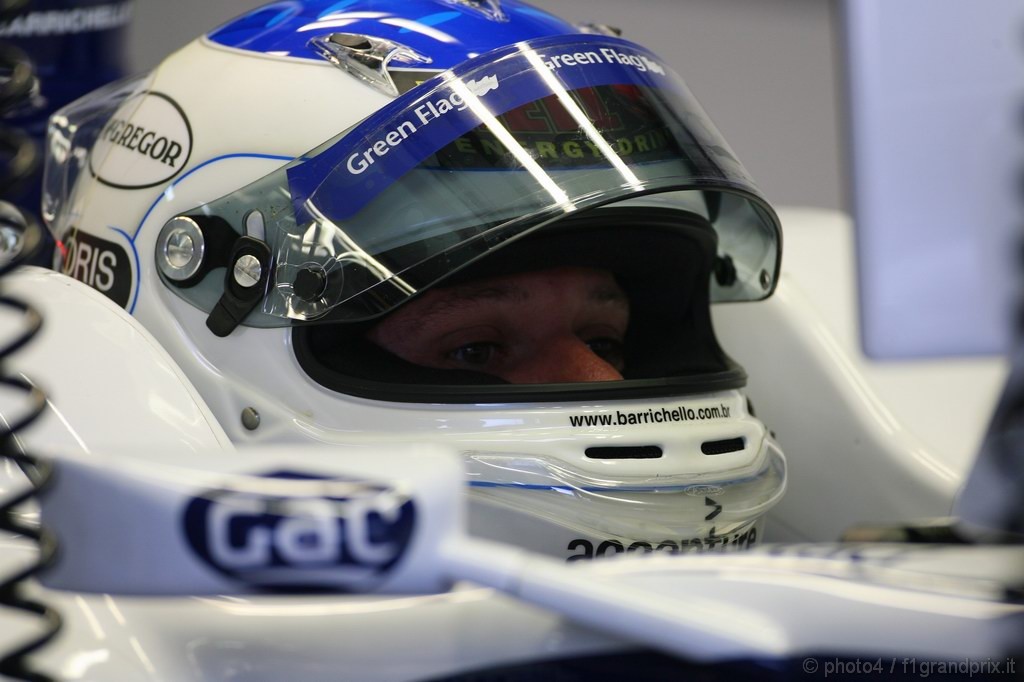 GP Germania, Prove Libere 3, Sabato, Rubens Barrichello (BRA), Williams, FW32 