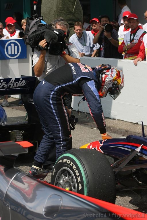 GP Germania, Qualifiche, Sebastian Vettel (GER), Red Bull Racing, RB6 pole position 